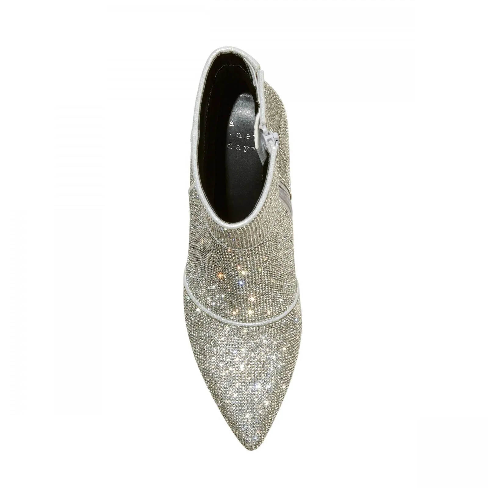 A New Day Womens Cailin Ankle Boots 90511490 Silver Gray 8.5M