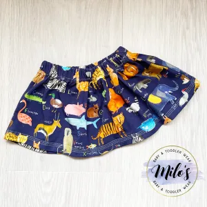 Alphazoo Circle Skirt - Navy