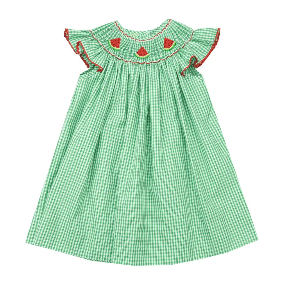 Anavini Smocked Watermelon Shortall