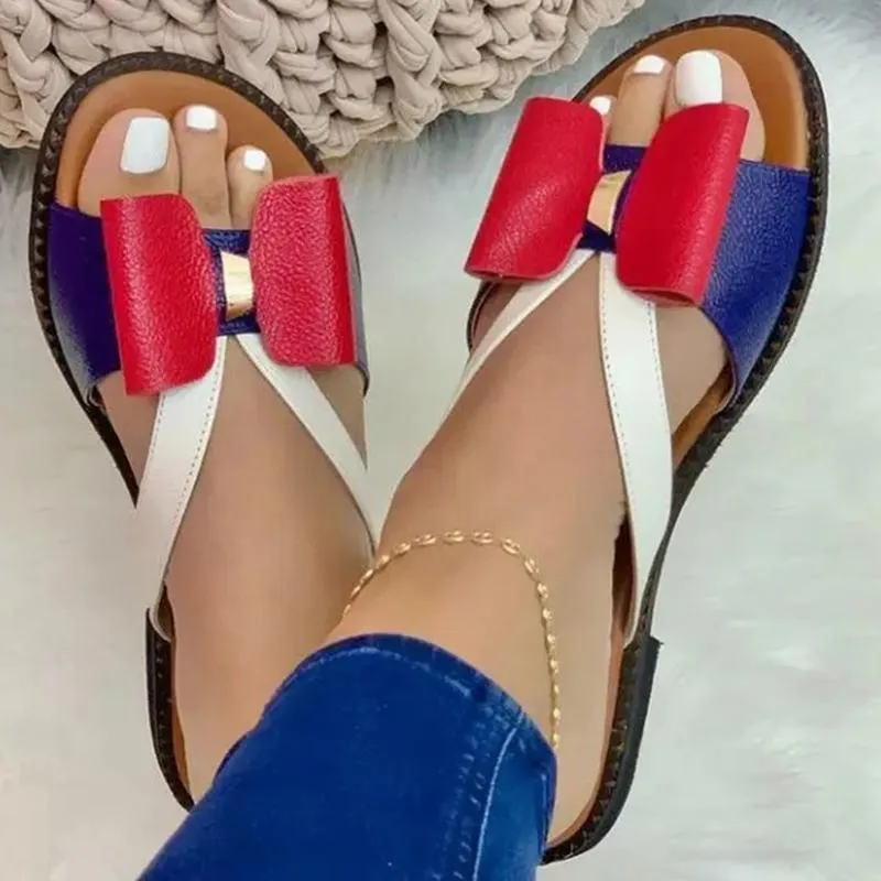Block Bow Sandals