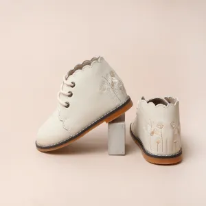 Bloom Mia Ankle Boots - Smooth Nude