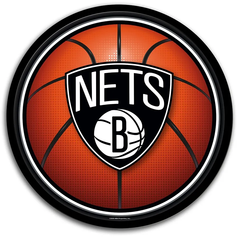 Brooklyn Nets: Basketball - Modern Disc Wall Sign