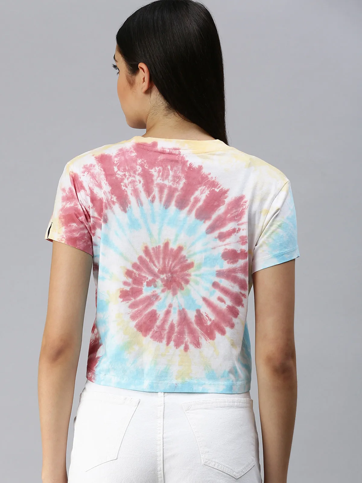 Bulls: Tie & Dye Crop Top - Multi