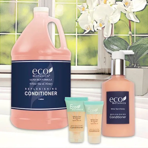 Eco Botanics White Tea & Honey Conditioner, 10.14oz. Pump Bottle