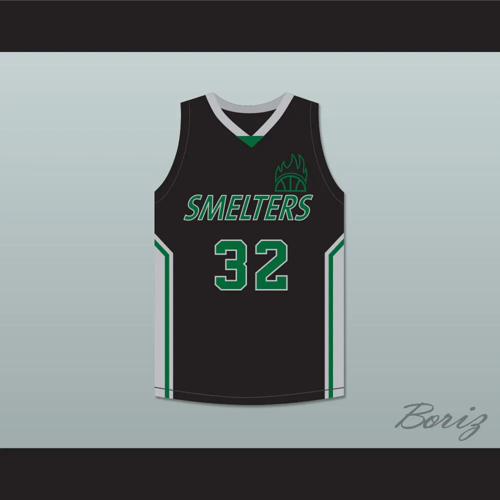 Fuzzy 32 Mt Vernon Junior High School Smelters Basketball Jersey Rebound