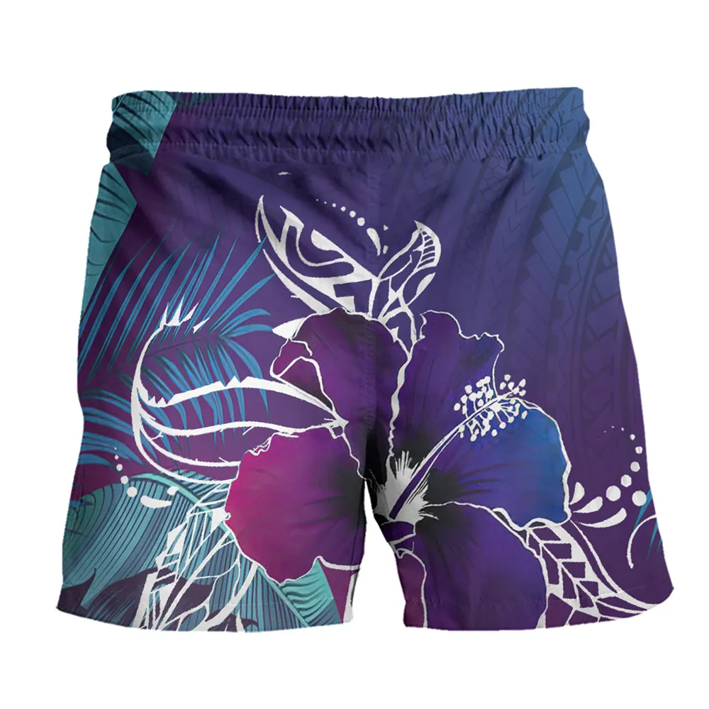 Hibiscus Turtle - 3D Hawaiian Men's - NA93