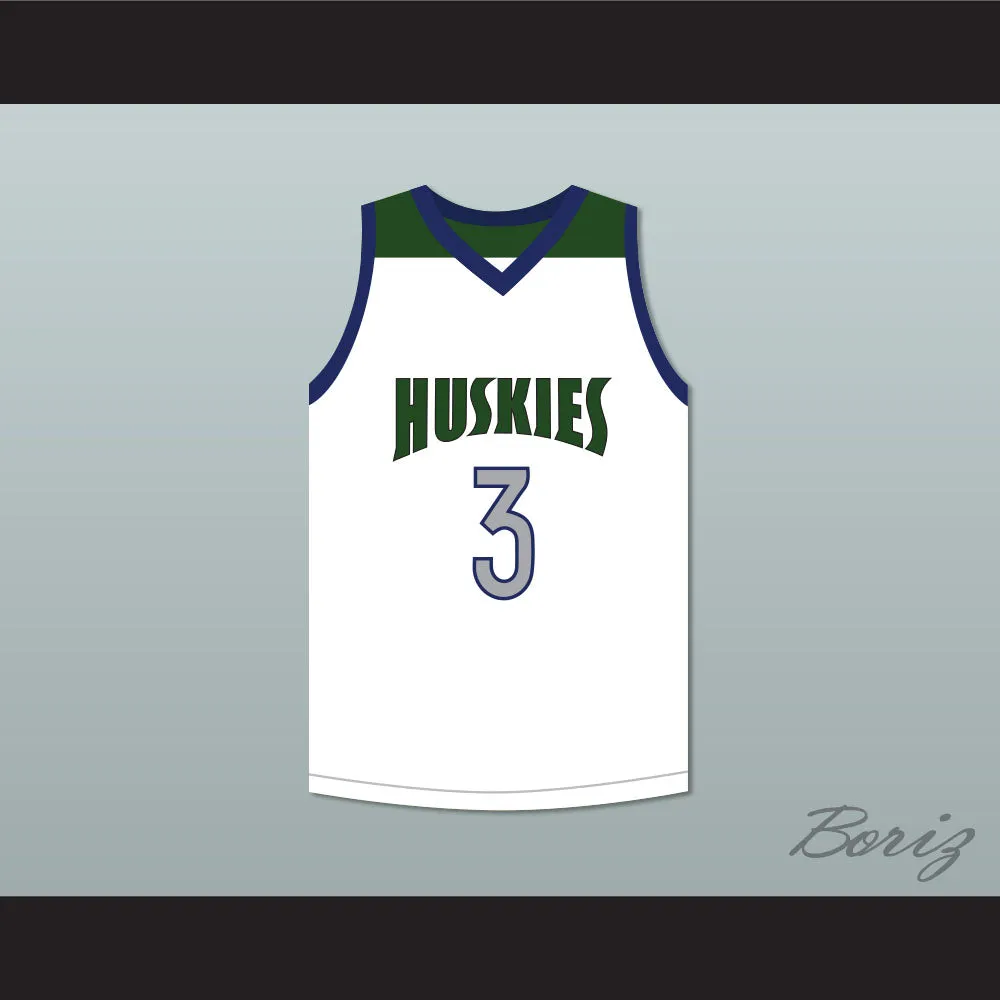 LiAngelo Ball 3 Chino Hills Huskies White Basketball Jersey