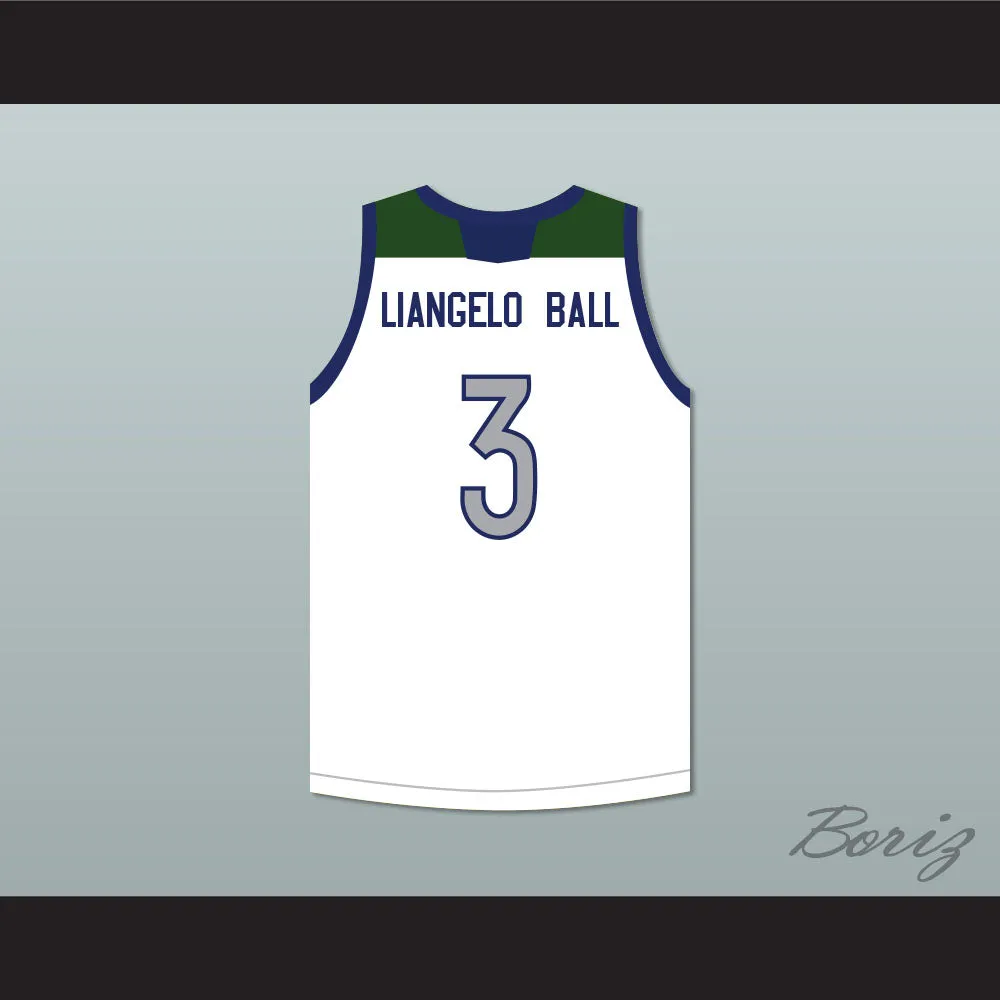 LiAngelo Ball 3 Chino Hills Huskies White Basketball Jersey