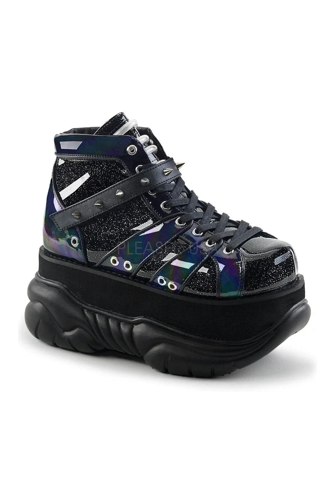 NEPTUNE-100 Ankle Boots | Black Patent