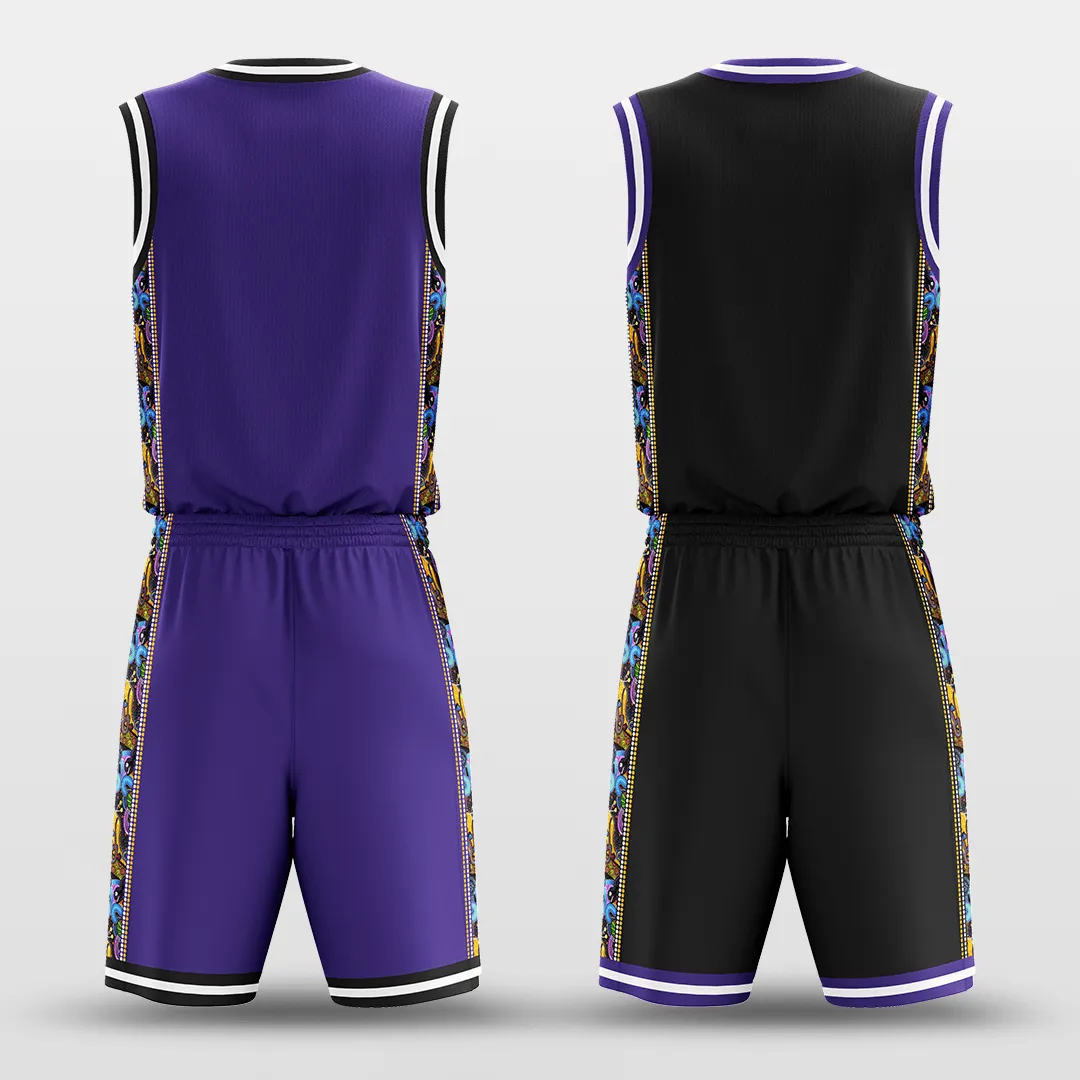 Secret - Customized Reversible Sublimated Basketball Set