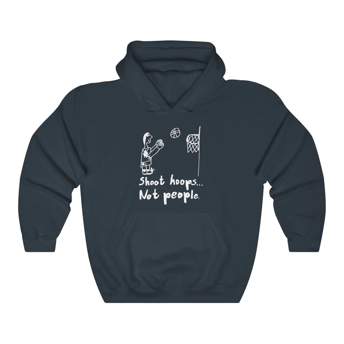 Shoot Hoops Not People 1994 Retro Unisex Hoodie