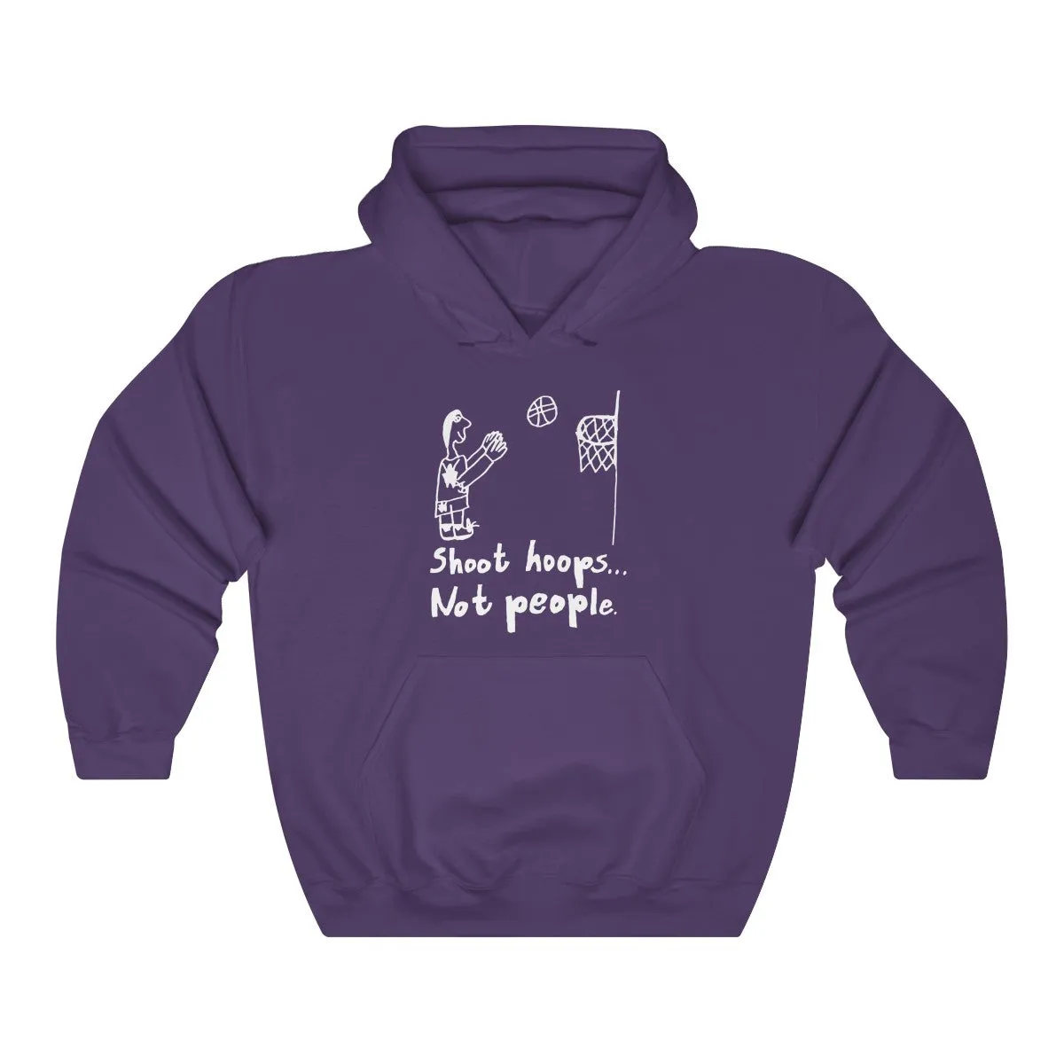 Shoot Hoops Not People 1994 Retro Unisex Hoodie