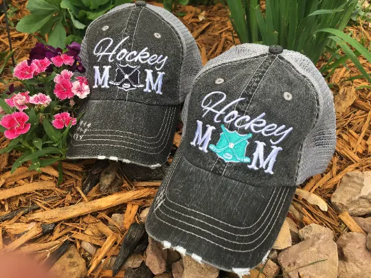 Sports mom hats Embroidered womens trucker caps