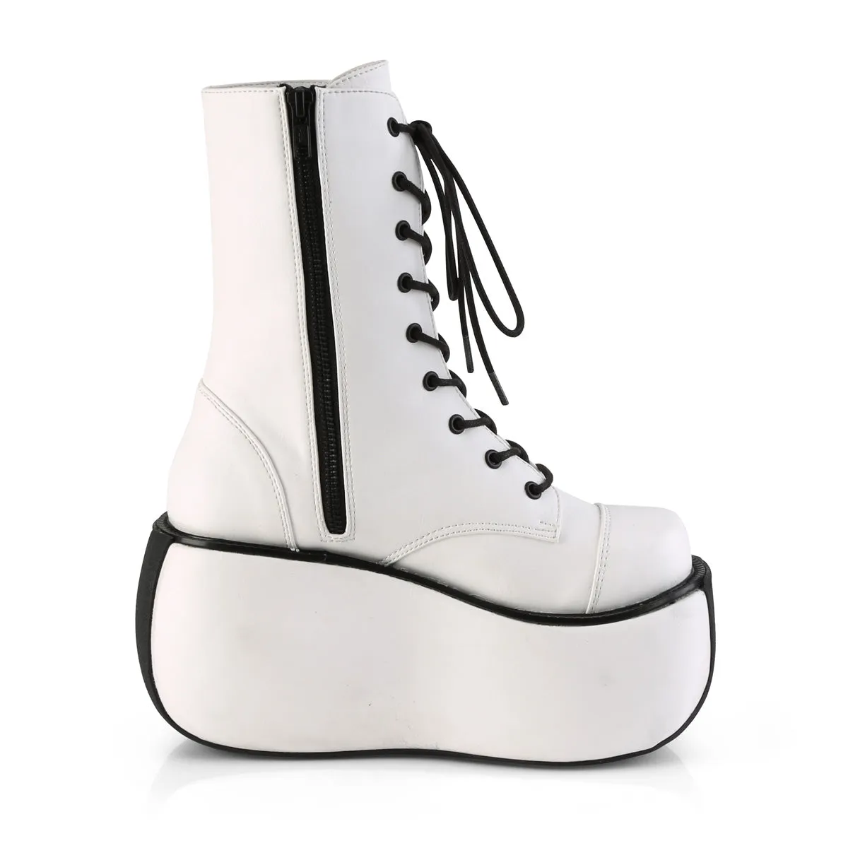 VIOLET-120  White Vegan Leather
