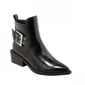 Wild Fable Giovanna Buckle Western Ankle Boots Memory Foam Insole Black 9.5M