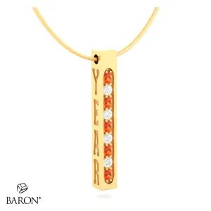 Women's Basketball Hall of Fame - Friends and Family Bar Necklace - Design 2.4